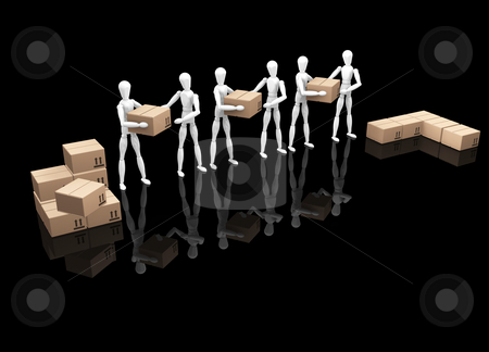 To use this stock image in your creative project, please select the size you need over to the right and click the "Add to Cart" button.
Your downloaded image will come with the Cutcaster watermark removed so don’t worry about the watermark you see on this page. Teamwork stock photo, 3D render of a team of workers by Kirsty Pargeter