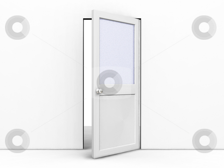 To use this stock image in your creative project, please select the size you need over to the right and click the "Add to Cart" button.
Your downloaded image will come with the Cutcaster watermark removed so don’t worry about the watermark you see on this page. Open door stock photo, 3D render of an open door by Kirsty Pargeter