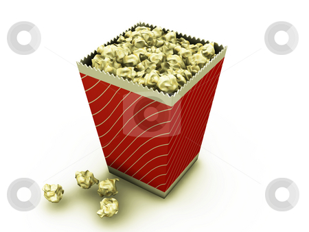 To use this stock image in your creative project, please select the size you need over to the right and click the "Add to Cart" button.
Your downloaded image will come with the Cutcaster watermark removed so don’t worry about the watermark you see on this page. Popcorn stock photo, 3D render of a carton of popcorn by Kirsty Pargeter