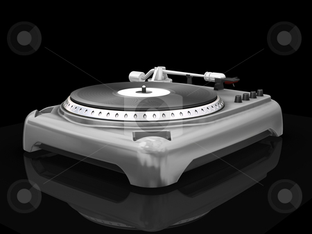 To use this stock image in your creative project, please select the size you need over to the right and click the "Add to Cart" button.
Your downloaded image will come with the Cutcaster watermark removed so don’t worry about the watermark you see on this page. Turntable stock photo, 3D render of a turntable by Kirsty Pargeter