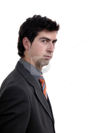 To use this stock image in your creative project, please select the size you need over to the right and click the "Add to Cart" button.
Your downloaded image will come with the Cutcaster watermark removed so don’t worry about the watermark you see on this page. Pensive stock photo, Young pensive man portrait in white background by Rui Vale de Sousa