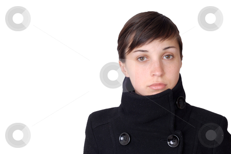 To use this stock image in your creative project, please select the size you need over to the right and click the "Add to Cart" button.
Your downloaded image will come with the Cutcaster watermark removed so don’t worry about the watermark you see on this page. Sad stock photo, Young girl portrait isolated on white background by Rui Vale de Sousa