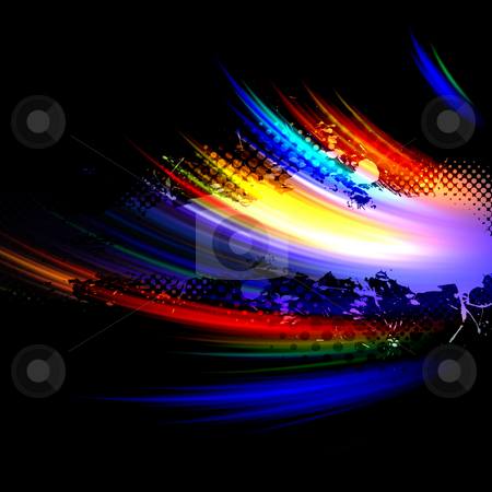 To use this stock image in your creative project, please select the size you need over to the right and click the "Add to Cart" button.
Your downloaded image will come with the Cutcaster watermark removed so don’t worry about the watermark you see on this page. Rainbow Splatter Layout stock photo, An abstract paint splatter background texture with abstract fractal elements lots of copy space. by Todd Arena