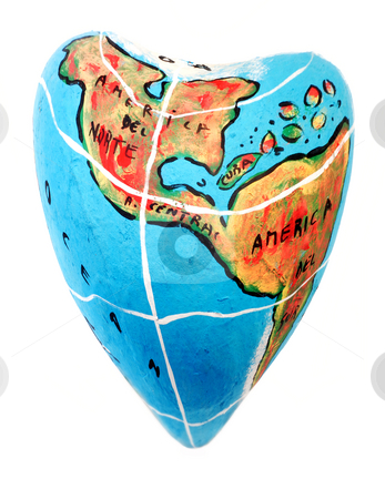 To use this stock image in your creative project, please select the size you need over to the right and click the "Add to Cart" button.
Your downloaded image will come with the Cutcaster watermark removed so don’t worry about the watermark you see on this page. Globe stock photo, Closeup of a globe showing the america isolated. heart shaped by Rui Vale de Sousa