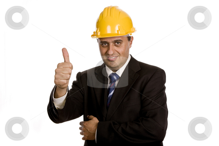 To use this stock image in your creative project, please select the size you need over to the right and click the "Add to Cart" button.
Your downloaded image will come with the Cutcaster watermark removed so don’t worry about the watermark you see on this page. Thumb up stock photo, Young business man with his thumb up by Rui Vale de Sousa
