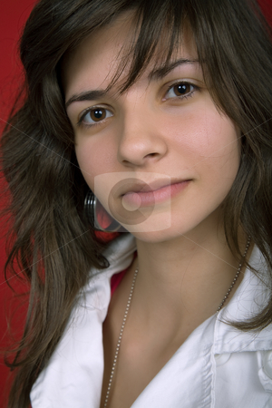 To use this stock image in your creative project, please select the size you need over to the right and click the "Add to Cart" button.
Your downloaded image will come with the Cutcaster watermark removed so don’t worry about the watermark you see on this page. Young stock photo, Young woman portrait isolated on red background by Rui Vale de Sousa