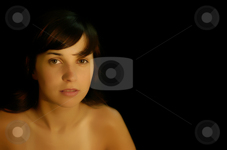 To use this stock image in your creative project, please select the size you need over to the right and click the "Add to Cart" button.
Your downloaded image will come with the Cutcaster watermark removed so don’t worry about the watermark you see on this page. Girl stock photo, Young woman portrait in a black background by Rui Vale de Sousa