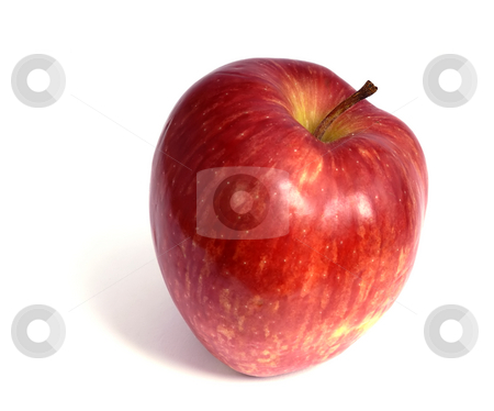 To use this stock image in your creative project, please select the size you need over to the right and click the "Add to Cart" button.
Your downloaded image will come with the Cutcaster watermark removed so don’t worry about the watermark you see on this page. Apple stock photo, One red apple isolated on white background by Rui Vale de Sousa