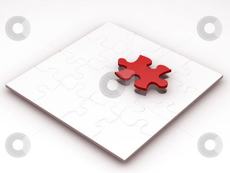 To use this stock image in your creative project, please select the size you need over to the right and click the "Add to Cart" button.
Your downloaded image will come with the Cutcaster watermark removed so don’t worry about the watermark you see on this page. The final piece stock photo, 3D render of a puzzle with the final piece just being added by Kirsty Pargeter