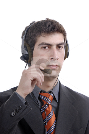 To use this stock image in your creative project, please select the size you need over to the right and click the "Add to Cart" button.
Your downloaded image will come with the Cutcaster watermark removed so don’t worry about the watermark you see on this page. Call center stock photo, Young call center man talking by the phone by Rui Vale de Sousa