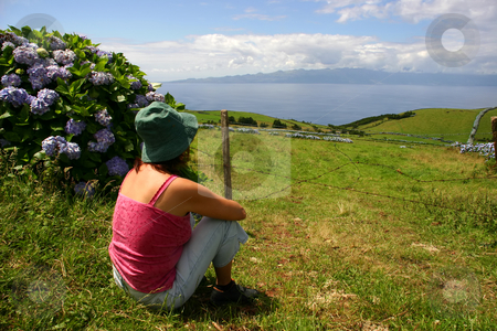To use this stock image in your creative project, please select the size you need over to the right and click the "Add to Cart" button.
Your downloaded image will come with the Cutcaster watermark removed so don’t worry about the watermark you see on this page. Life stock photo, Woman on the azores fields by Rui Vale de Sousa