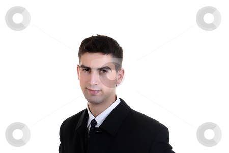 To use this stock image in your creative project, please select the size you need over to the right and click the "Add to Cart" button.
Your downloaded image will come with the Cutcaster watermark removed so don’t worry about the watermark you see on this page. Stand stock photo, Young business man portrait in white background by Rui Vale de Sousa