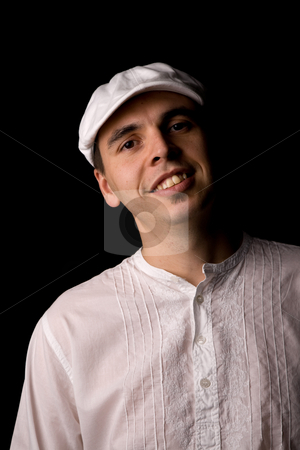 To use this stock image in your creative project, please select the size you need over to the right and click the "Add to Cart" button.
Your downloaded image will come with the Cutcaster watermark removed so don’t worry about the watermark you see on this page. Happy stock photo, Young happy man portrait, on a black background by Rui Vale de Sousa