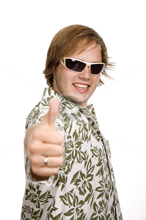To use this stock image in your creative project, please select the size you need over to the right and click the "Add to Cart" button.
Your downloaded image will come with the Cutcaster watermark removed so don’t worry about the watermark you see on this page. Thumb stock photo, Young casual man going thumbs up isolated on white by Rui Vale de Sousa