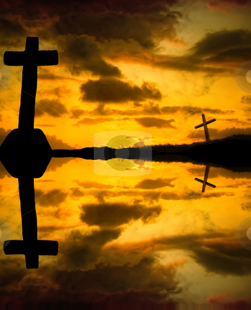 To use this stock image in your creative project, please select the size you need over to the right and click the "Add to Cart" button.
Your downloaded image will come with the Cutcaster watermark removed so don’t worry about the watermark you see on this page. Cross stock photo, Cross silhouette and the clouds at sunset by Rui Vale de Sousa