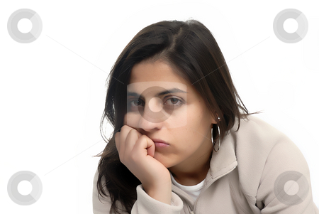 To use this stock image in your creative project, please select the size you need over to the right and click the "Add to Cart" button.
Your downloaded image will come with the Cutcaster watermark removed so don’t worry about the watermark you see on this page. Bored stock photo, Bored young casual woman in a white background by Rui Vale de Sousa