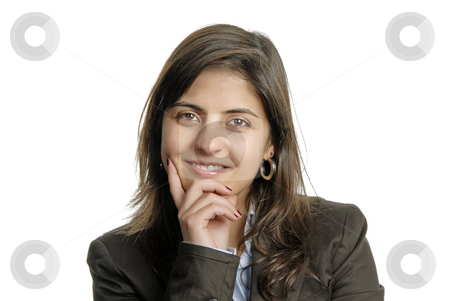To use this stock image in your creative project, please select the size you need over to the right and click the "Add to Cart" button.
Your downloaded image will come with the Cutcaster watermark removed so don’t worry about the watermark you see on this page. Woman stock photo, Young attractive woman portrait, over white background by Rui Vale de Sousa