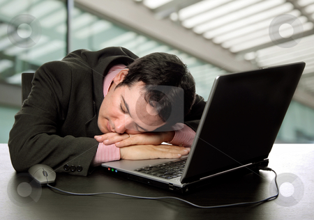 To use this stock image in your creative project, please select the size you need over to the right and click the "Add to Cart" button.
Your downloaded image will come with the Cutcaster watermark removed so don’t worry about the watermark you see on this page. Sleep stock photo, Young business man sleeping on the laptop by Rui Vale de Sousa