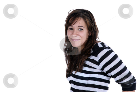 To use this stock image in your creative project, please select the size you need over to the right and click the "Add to Cart" button.
Your downloaded image will come with the Cutcaster watermark removed so don’t worry about the watermark you see on this page. Woman stock photo, Young beautiful woman portrait isolated on white by Rui Vale de Sousa