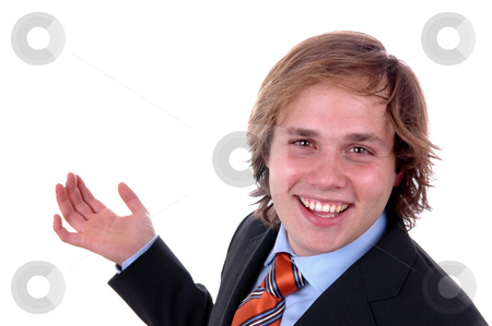 To use this stock image in your creative project, please select the size you need over to the right and click the "Add to Cart" button.
Your downloaded image will come with the Cutcaster watermark removed so don’t worry about the watermark you see on this page. Young man stock photo, Handsome young man isolated on a white background by Rui Vale de Sousa