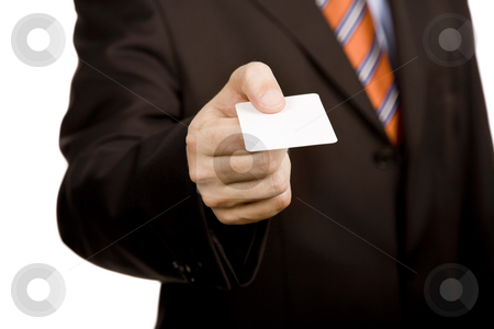 To use this stock image in your creative project, please select the size you need over to the right and click the "Add to Cart" button.
Your downloaded image will come with the Cutcaster watermark removed so don’t worry about the watermark you see on this page. Businesscard stock photo, Hand of businessman offering businesscard on white background by Rui Vale de Sousa