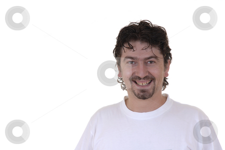 To use this stock image in your creative project, please select the size you need over to the right and click the "Add to Cart" button.
Your downloaded image will come with the Cutcaster watermark removed so don’t worry about the watermark you see on this page. Happy stock photo, Happy young adult in a white background by Rui Vale de Sousa