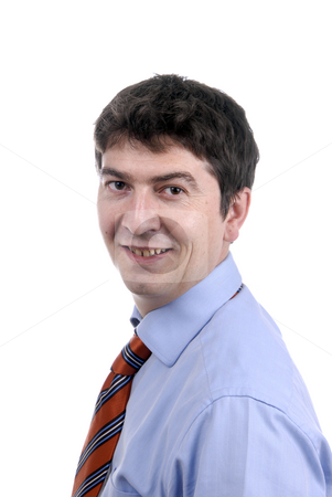 To use this stock image in your creative project, please select the size you need over to the right and click the "Add to Cart" button.
Your downloaded image will come with the Cutcaster watermark removed so don’t worry about the watermark you see on this page. Business man stock photo, Young business man portrait in white background by Rui Vale de Sousa