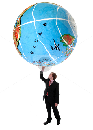 To use this stock image in your creative project, please select the size you need over to the right and click the "Add to Cart" button.
Your downloaded image will come with the Cutcaster watermark removed so don’t worry about the watermark you see on this page. Globe stock photo, Young business man holding a globe with a hand by Rui Vale de Sousa