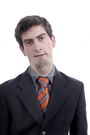 To use this stock image in your creative project, please select the size you need over to the right and click the "Add to Cart" button.
Your downloaded image will come with the Cutcaster watermark removed so don’t worry about the watermark you see on this page. Portrait stock photo, Young pensive man portrait in white background by Rui Vale de Sousa