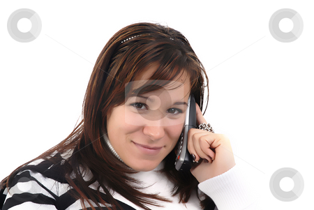 To use this stock image in your creative project, please select the size you need over to the right and click the "Add to Cart" button.
Your downloaded image will come with the Cutcaster watermark removed so don’t worry about the watermark you see on this page. Call stock photo, Close-up of young woman talking on a cell phone by Rui Vale de Sousa
