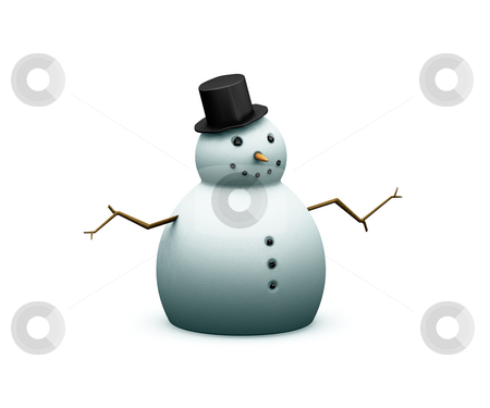 To use this stock image in your creative project, please select the size you need over to the right and click the "Add to Cart" button.
Your downloaded image will come with the Cutcaster watermark removed so don’t worry about the watermark you see on this page. Snowman stock photo, 3D render of a snowman by Kirsty Pargeter