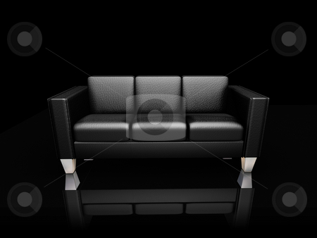 To use this stock image in your creative project, please select the size you need over to the right and click the "Add to Cart" button.
Your downloaded image will come with the Cutcaster watermark removed so don’t worry about the watermark you see on this page. Black leather settee stock photo, 3D render of a black leather settee by Kirsty Pargeter