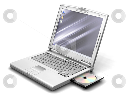 To use this stock image in your creative project, please select the size you need over to the right and click the "Add to Cart" button.
Your downloaded image will come with the Cutcaster watermark removed so don’t worry about the watermark you see on this page. Laptop stock photo, 3D render of a generic laptop by Kirsty Pargeter