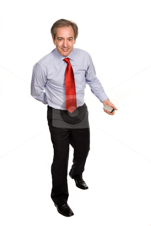 To use this stock image in your creative project, please select the size you need over to the right and click the "Add to Cart" button.
Your downloaded image will come with the Cutcaster watermark removed so don’t worry about the watermark you see on this page. Funny stock photo, Mature funny business man, isolated on white by Rui Vale de Sousa