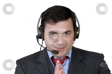 To use this stock image in your creative project, please select the size you need over to the right and click the "Add to Cart" button.
Your downloaded image will come with the Cutcaster watermark removed so don’t worry about the watermark you see on this page. Assistance stock photo, Young call center man talking by the phone by Rui Vale de Sousa
