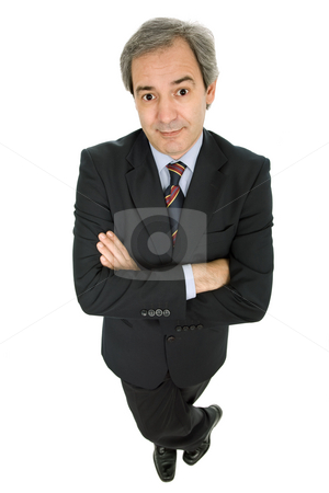 To use this stock image in your creative project, please select the size you need over to the right and click the "Add to Cart" button.
Your downloaded image will come with the Cutcaster watermark removed so don’t worry about the watermark you see on this page. Waiting stock photo, Mature business man isolated on white background by Rui Vale de Sousa
