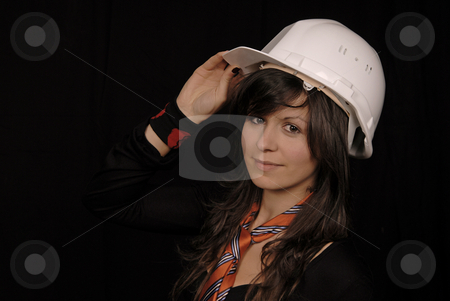 To use this stock image in your creative project, please select the size you need over to the right and click the "Add to Cart" button.
Your downloaded image will come with the Cutcaster watermark removed so don’t worry about the watermark you see on this page. Helmet stock photo, Young beautiful woman portrait on black background by Rui Vale de Sousa