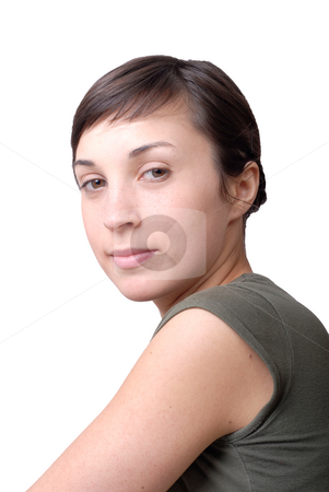 To use this stock image in your creative project, please select the size you need over to the right and click the "Add to Cart" button.
Your downloaded image will come with the Cutcaster watermark removed so don’t worry about the watermark you see on this page. Girl stock photo, Portrait of beautiful young sexy woman on white background by Rui Vale de Sousa