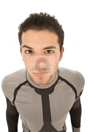 To use this stock image in your creative project, please select the size you need over to the right and click the "Add to Cart" button.
Your downloaded image will come with the Cutcaster watermark removed so don’t worry about the watermark you see on this page. Silly stock photo, Young silly man portrait in a white background by Rui Vale de Sousa