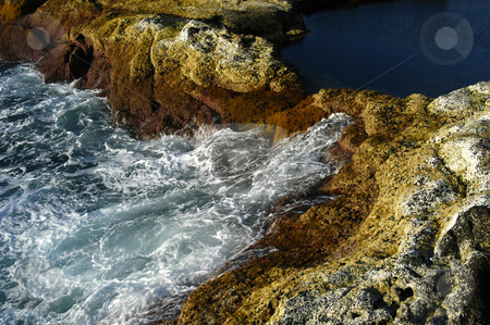 To use this stock image in your creative project, please select the size you need over to the right and click the "Add to Cart" button.
Your downloaded image will come with the Cutcaster watermark removed so don’t worry about the watermark you see on this page. Waves stock photo, Lake on the coast with ocean waves by Rui Vale de Sousa