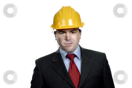 To use this stock image in your creative project, please select the size you need over to the right and click the "Add to Cart" button.
Your downloaded image will come with the Cutcaster watermark removed so don’t worry about the watermark you see on this page. Engineer stock photo, An engineer with yellow hat, isolated on white by Rui Vale de Sousa