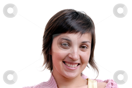 To use this stock image in your creative project, please select the size you need over to the right and click the "Add to Cart" button.
Your downloaded image will come with the Cutcaster watermark removed so don’t worry about the watermark you see on this page. Brunette stock photo, Young woman portrait isolated on white background by Rui Vale de Sousa