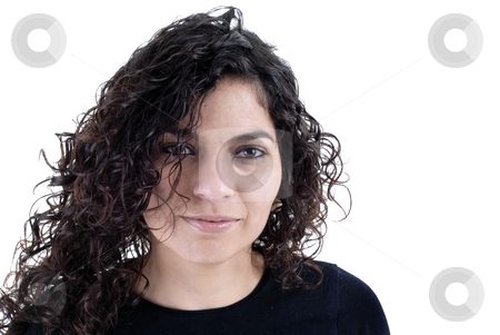 To use this stock image in your creative project, please select the size you need over to the right and click the "Add to Cart" button.
Your downloaded image will come with the Cutcaster watermark removed so don’t worry about the watermark you see on this page. Girl stock photo, Happy young casual woman islolated on white by Rui Vale de Sousa