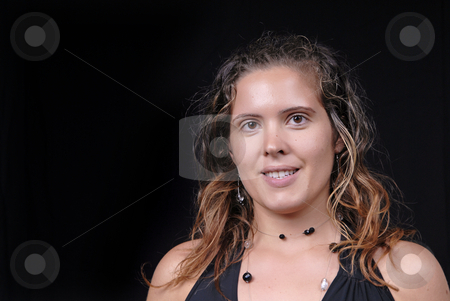 To use this stock image in your creative project, please select the size you need over to the right and click the "Add to Cart" button.
Your downloaded image will come with the Cutcaster watermark removed so don’t worry about the watermark you see on this page. Brunette stock photo, Young beautiful brunette portrait against black background by Rui Vale de Sousa