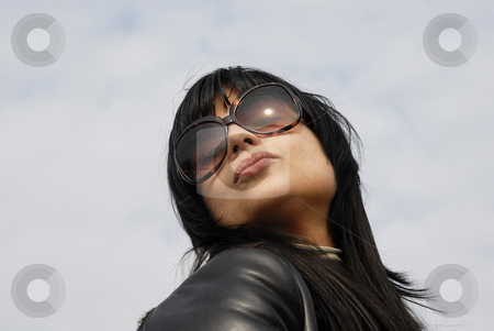 To use this stock image in your creative project, please select the size you need over to the right and click the "Add to Cart" button.
Your downloaded image will come with the Cutcaster watermark removed so don’t worry about the watermark you see on this page. Chic stock photo, Young girl portrait with the sky as background by Rui Vale de Sousa
