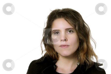 To use this stock image in your creative project, please select the size you need over to the right and click the "Add to Cart" button.
Your downloaded image will come with the Cutcaster watermark removed so don’t worry about the watermark you see on this page. Girl stock photo, Young woman portrait isolated on white background by Rui Vale de Sousa