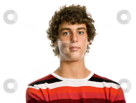 To use this stock image in your creative project, please select the size you need over to the right and click the "Add to Cart" button.
Your downloaded image will come with the Cutcaster watermark removed so don’t worry about the watermark you see on this page. Young boy stock photo, Casual young man portrait, isolated on white by Rui Vale de Sousa