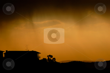 To use this stock image in your creative project, please select the size you need over to the right and click the "Add to Cart" button.
Your downloaded image will come with the Cutcaster watermark removed so don’t worry about the watermark you see on this page. Sunset stock photo, Small house at sunset in the north of portugal by Rui Vale de Sousa