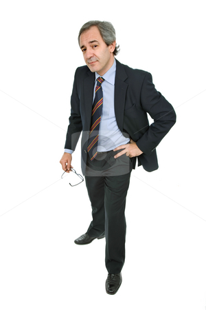 To use this stock image in your creative project, please select the size you need over to the right and click the "Add to Cart" button.
Your downloaded image will come with the Cutcaster watermark removed so don’t worry about the watermark you see on this page. Standing stock photo, Mature business man isolated on white background by Rui Vale de Sousa