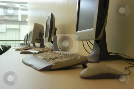 To use this stock image in your creative project, please select the size you need over to the right and click the "Add to Cart" button.
Your downloaded image will come with the Cutcaster watermark removed so don’t worry about the watermark you see on this page. Computer stock photo, Computer room by Rui Vale de Sousa